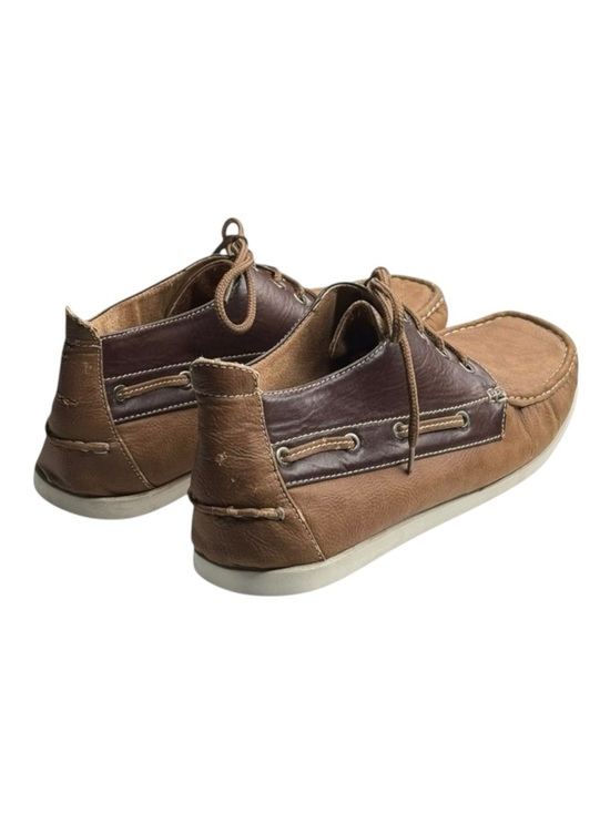 Saminto Laurenzini ★ Lace Up Boat Shoe Chukka Boot ★ Brown Leather ★ 12 ★ main image 11